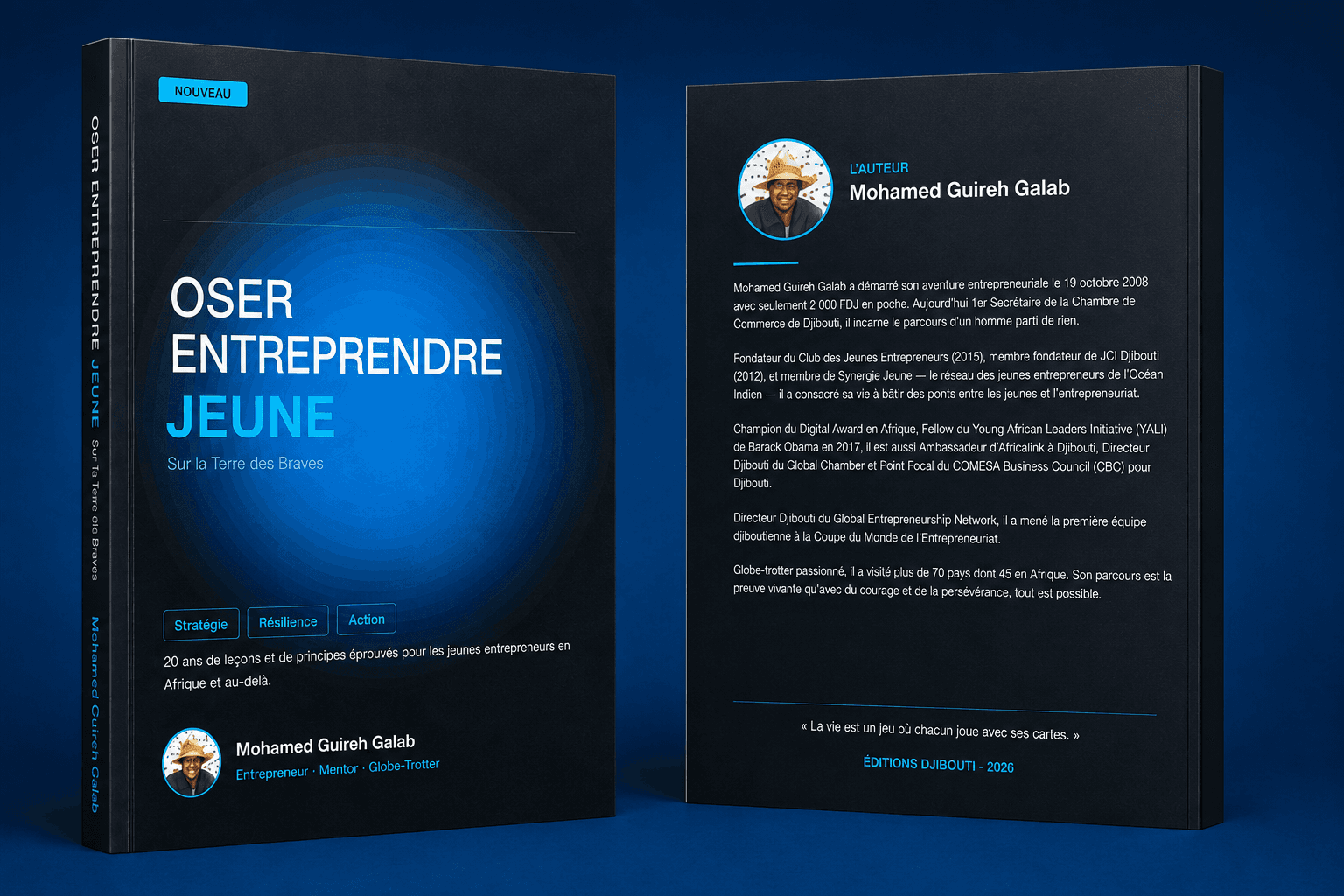Recto et verso du livre Oser Entreprendre Jeune